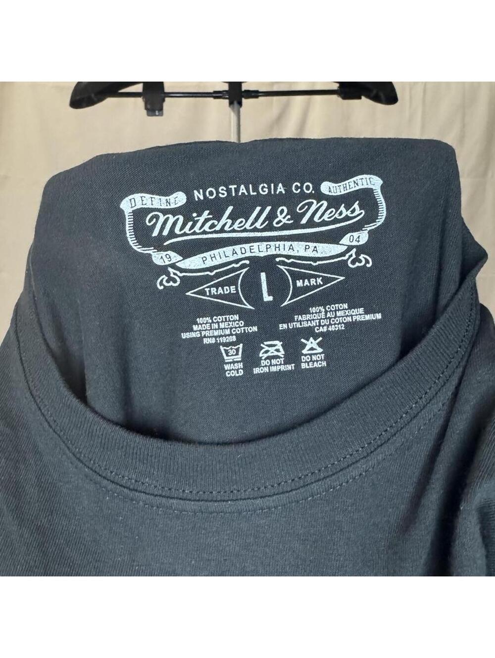 Mitchell & Ness Men's Black Tshirt - Picture 3 of 8